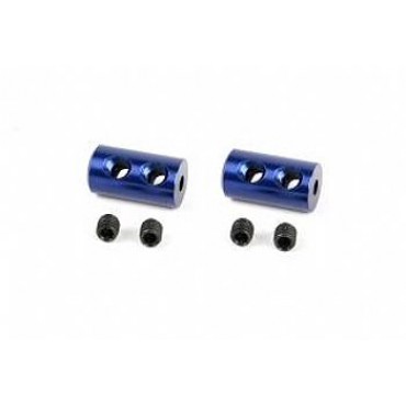 PRISIONEIRO DUPLO METAL AZUL COLAR PARA LINCAGEM COM APERTO DUPLO 2 PEÇAS TEAM TITAN 30601B